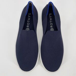 Rothy’s navy blue sneakers. Sizer 8.5. Good condition